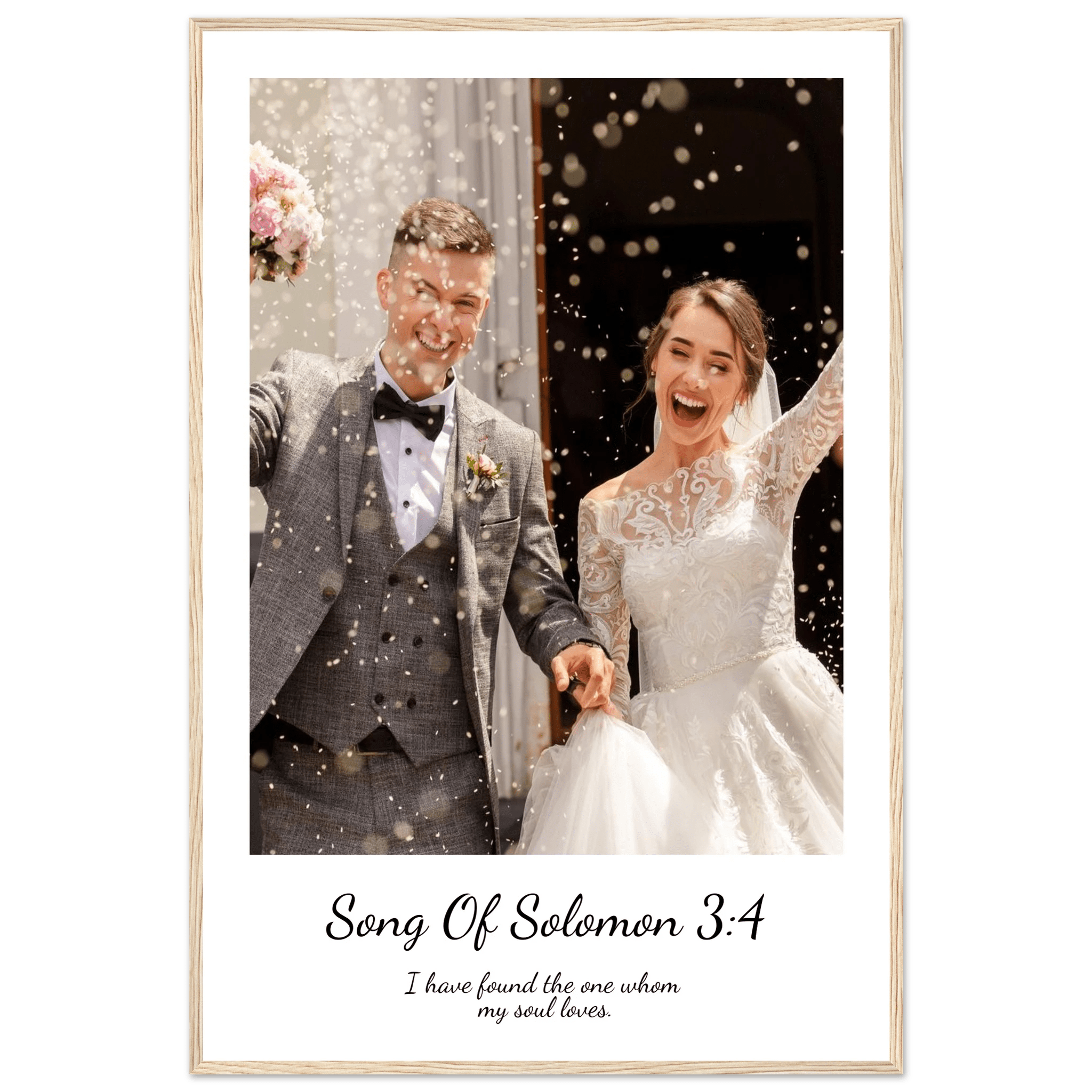 Custom Wedding Print - The Christian Art Company