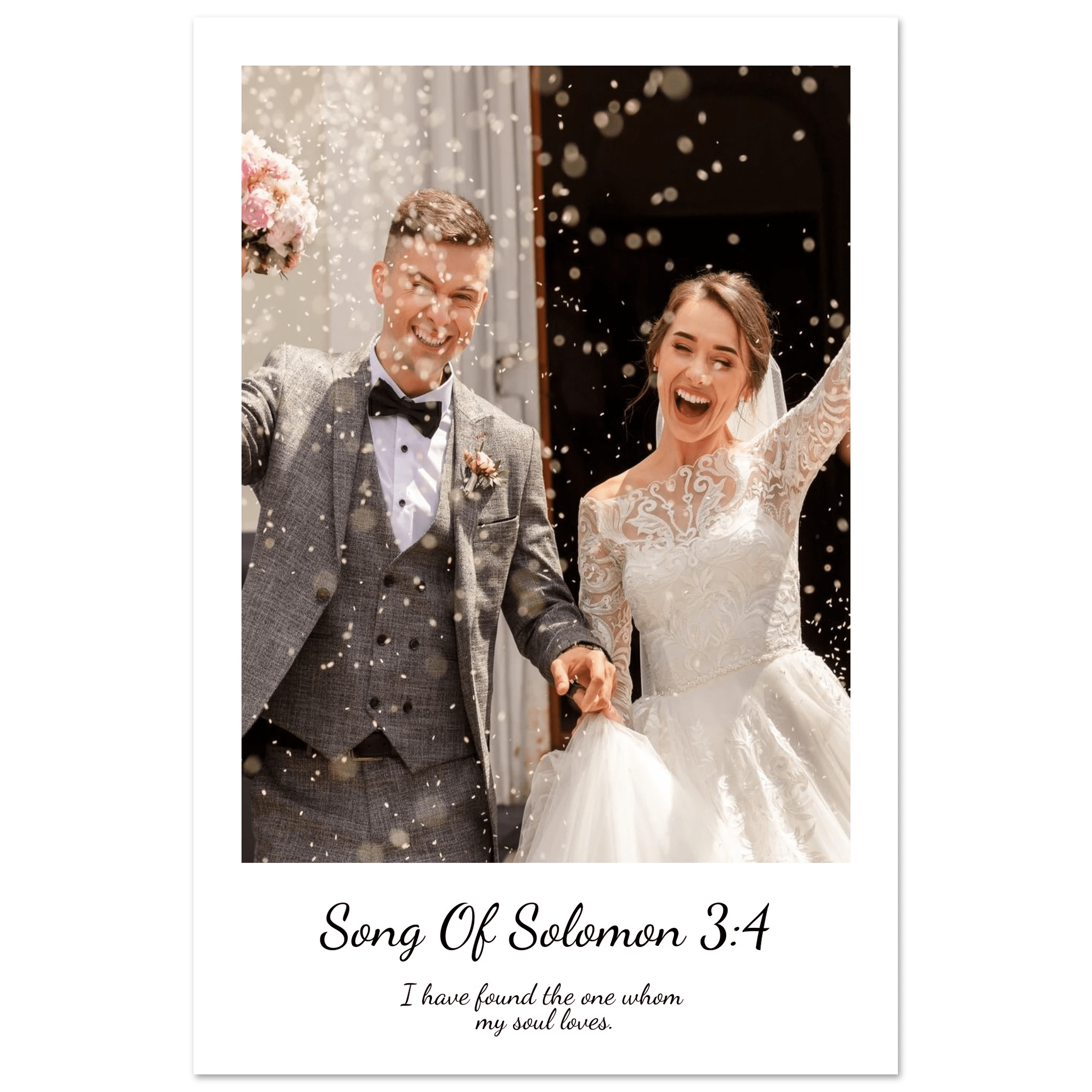 Custom Wedding Print - The Christian Art Company