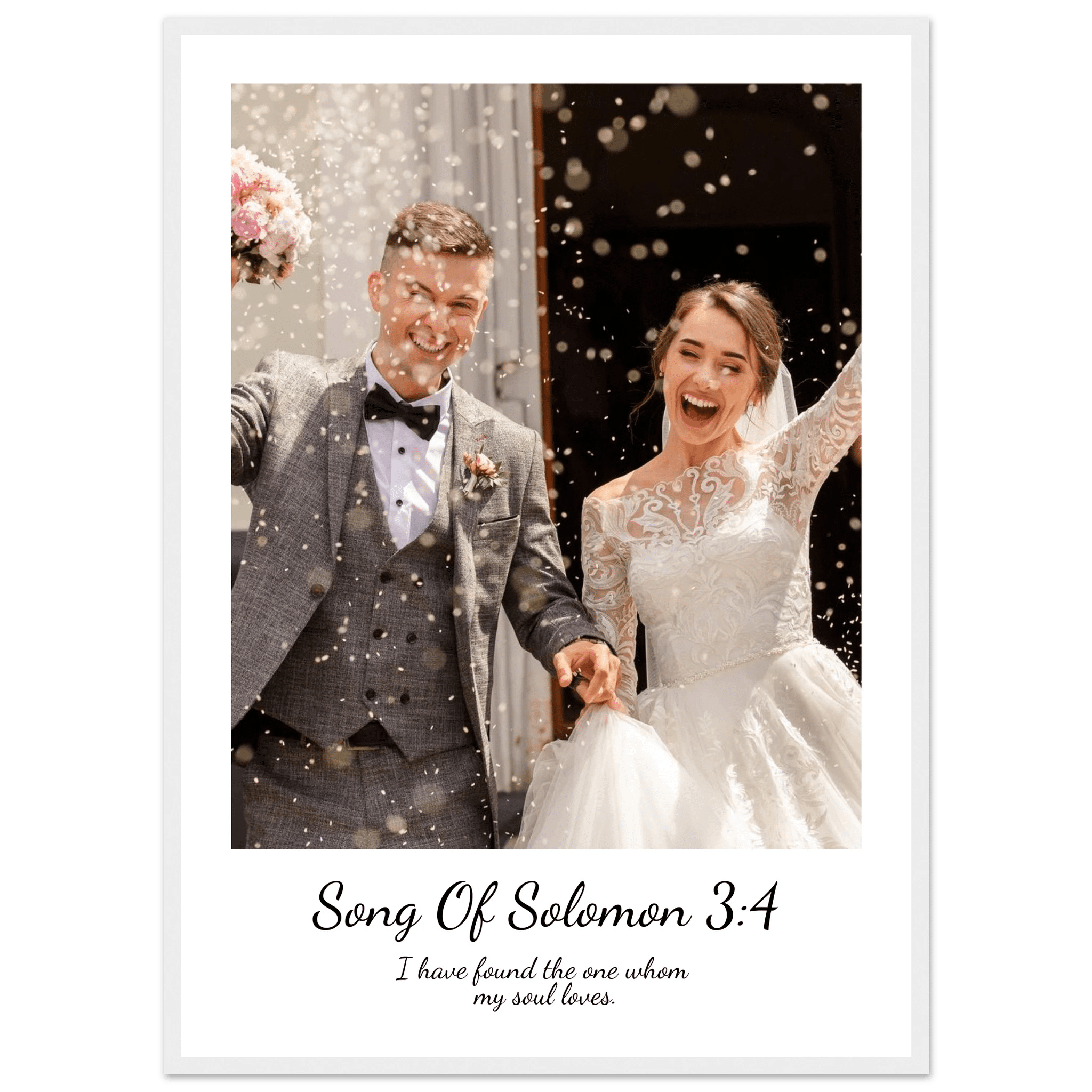 Custom Wedding Print - The Christian Art Company
