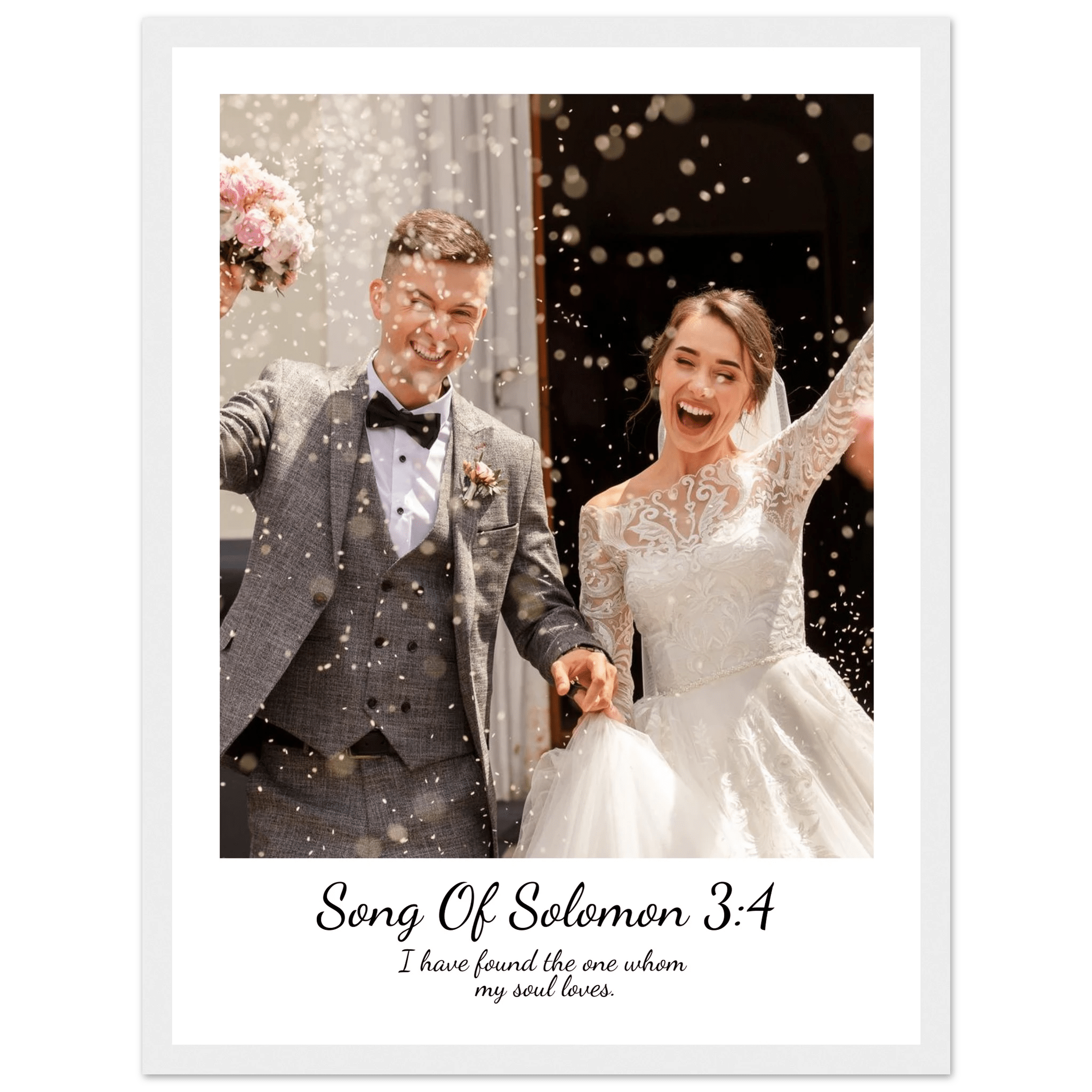 Custom Wedding Print - The Christian Art Company