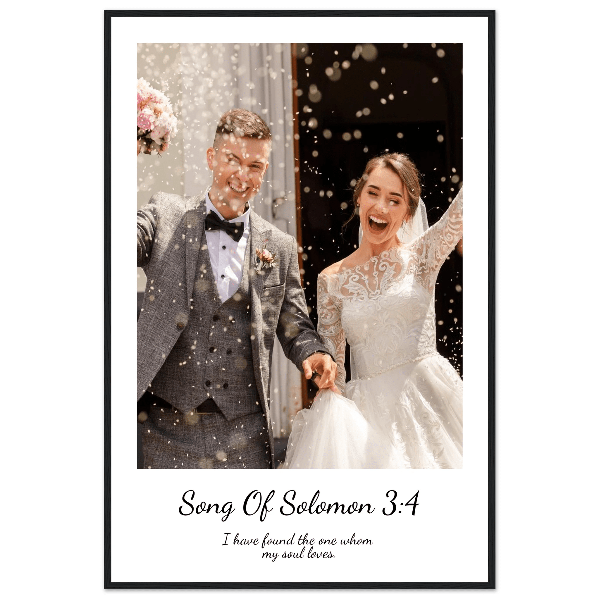 Custom Wedding Print - The Christian Art Company