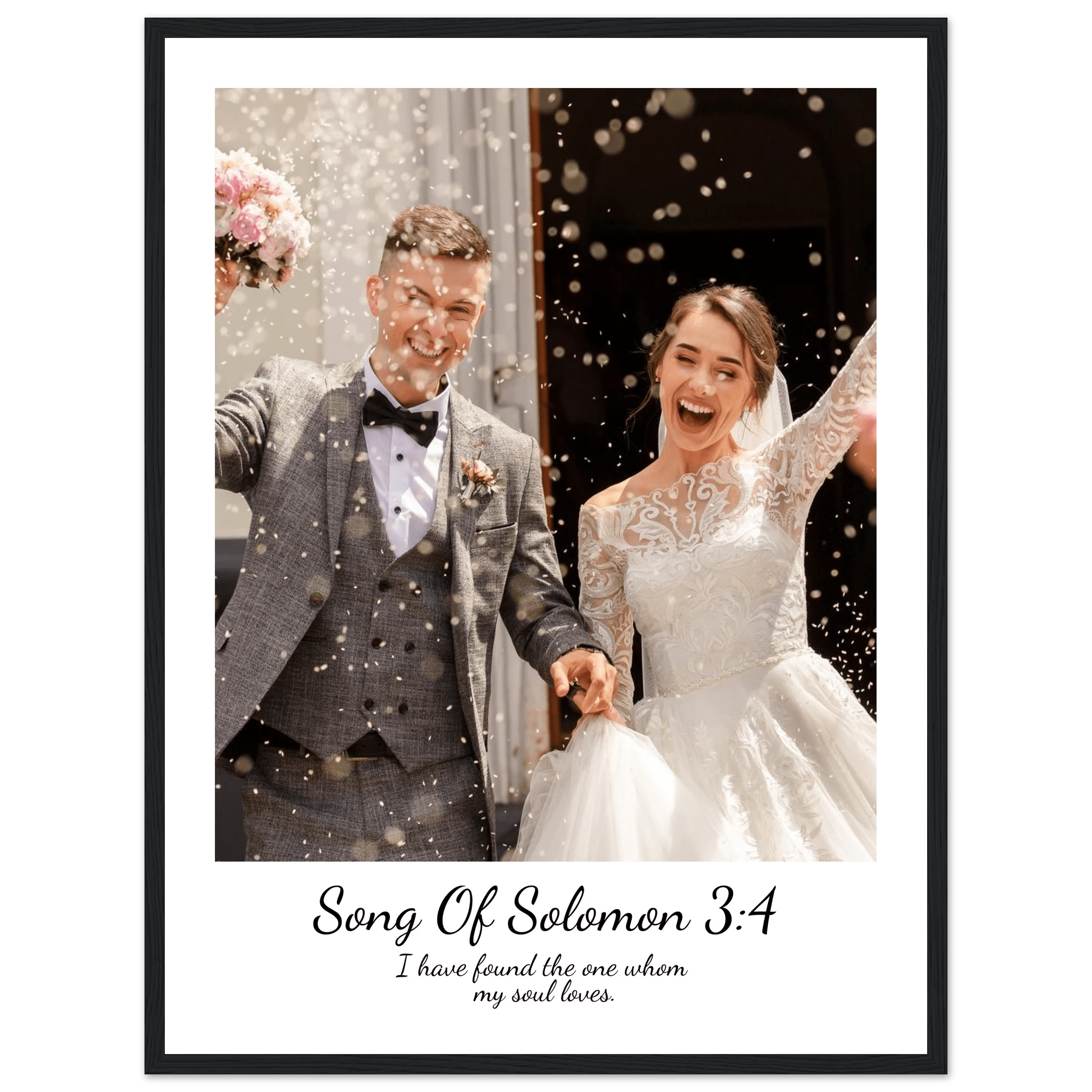 Custom Wedding Print - The Christian Art Company