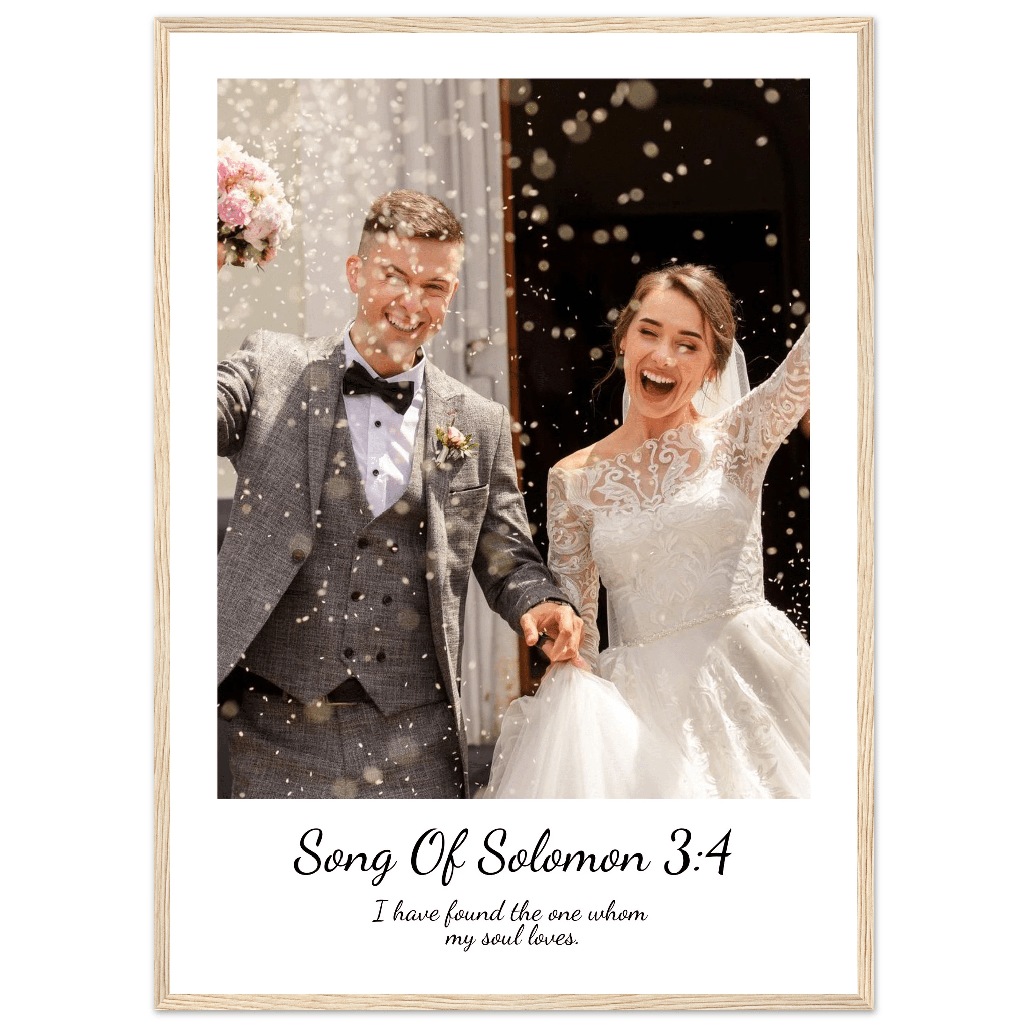 Custom Wedding Print - The Christian Art Company