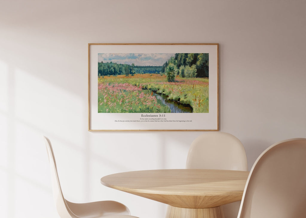 Ecclesiastes 3:11 Print - The Christian Art Company
