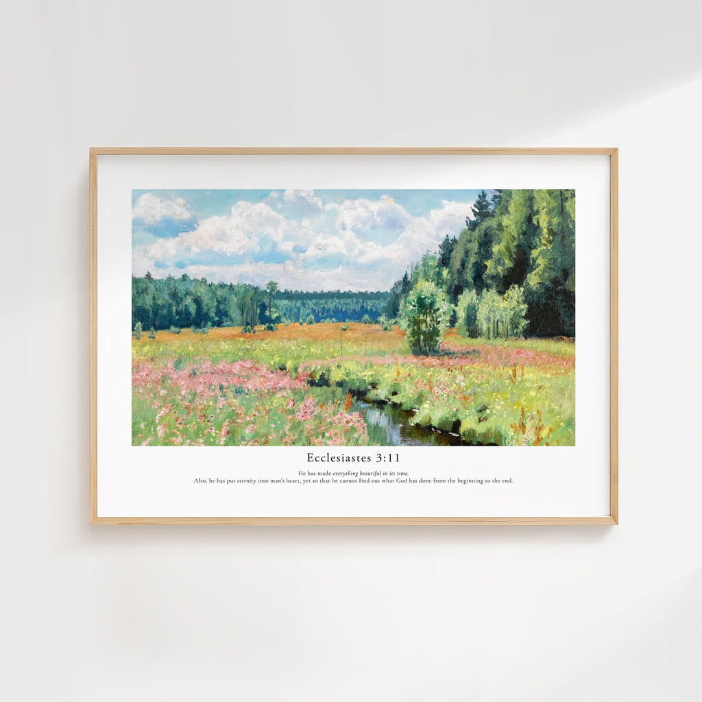 Ecclesiastes 3:11 Print - The Christian Art Company
