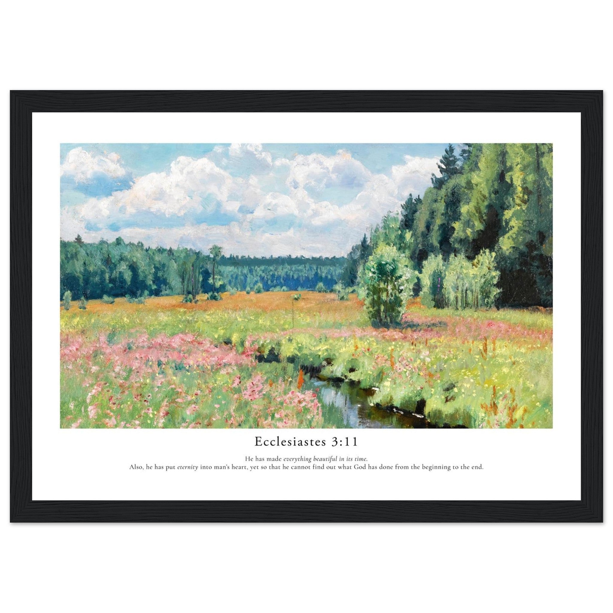 Ecclesiastes 3:11 Print - The Christian Art Company
