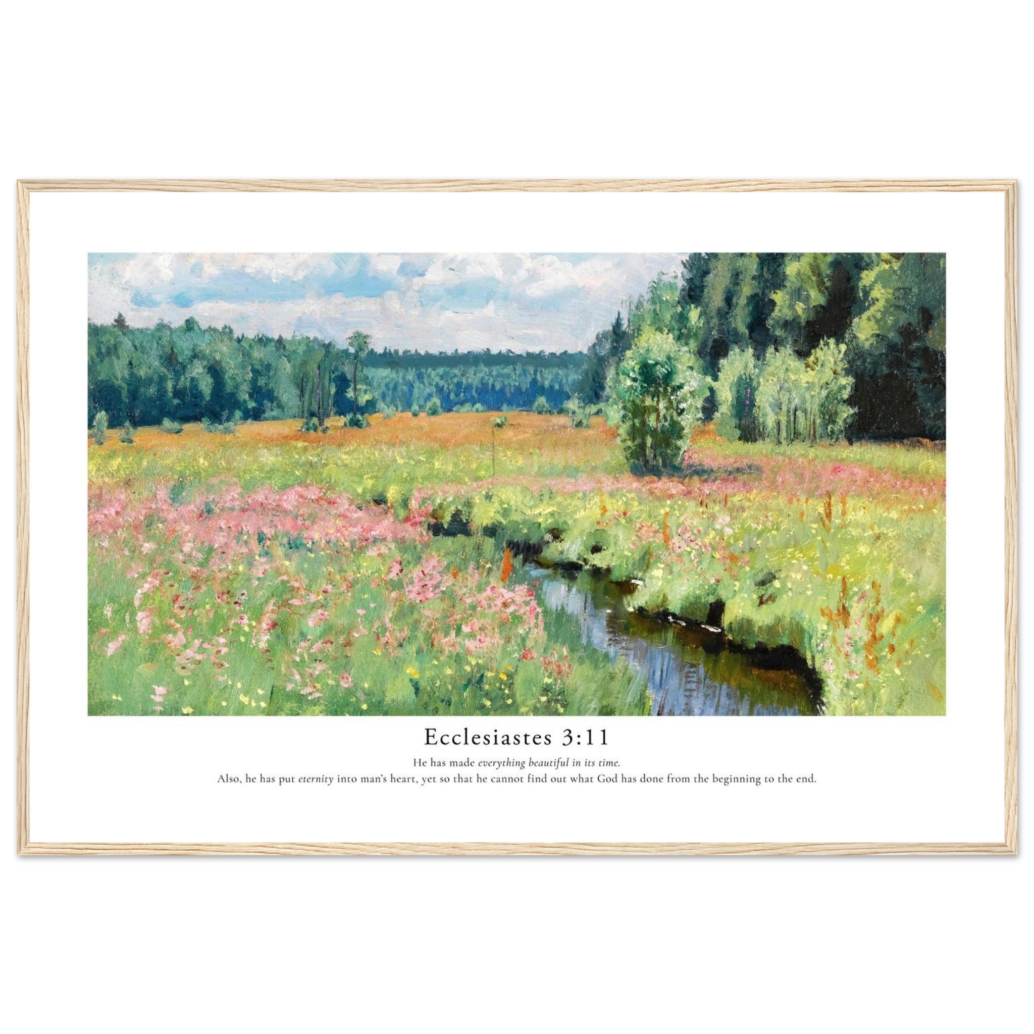 Ecclesiastes 3:11 Print - The Christian Art Company