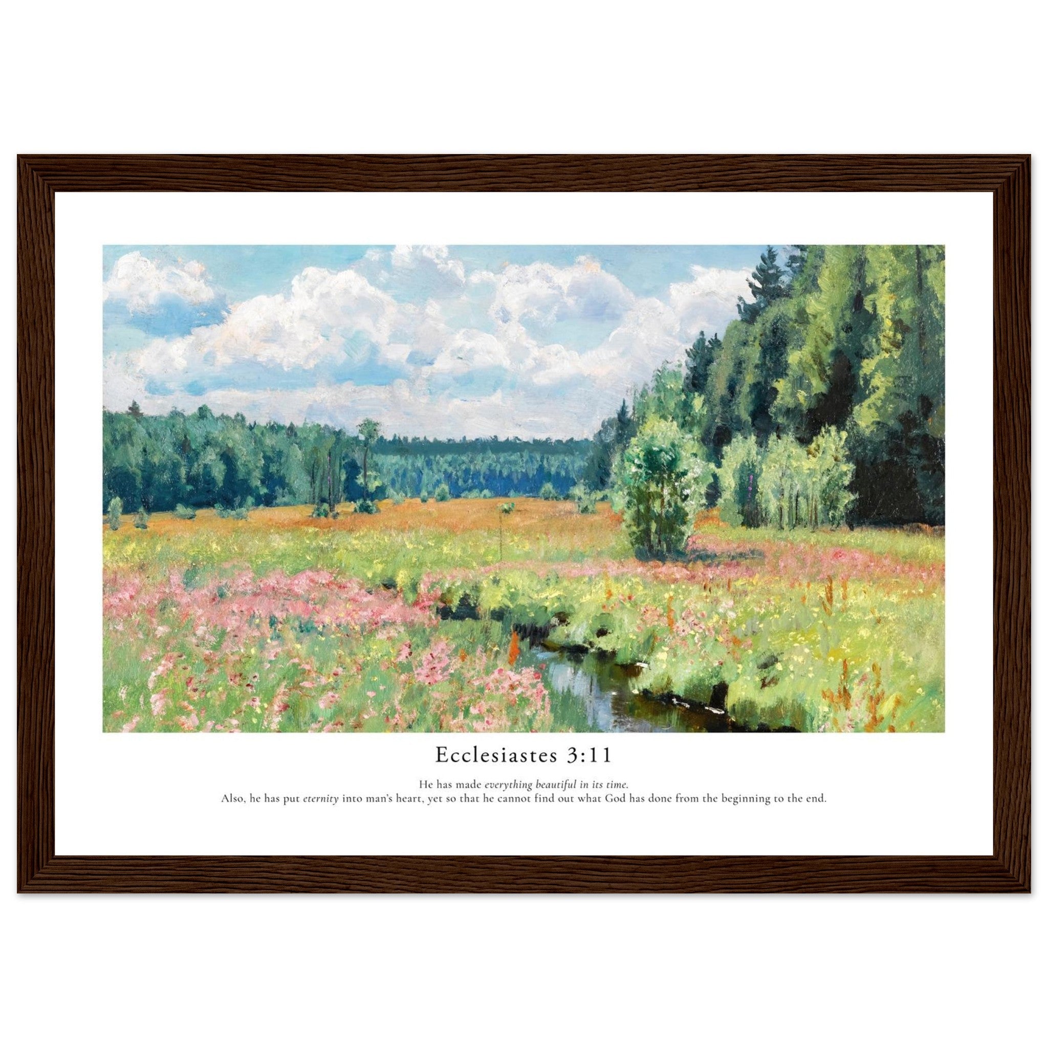 Ecclesiastes 3:11 Print - The Christian Art Company