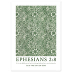 Ephesians 2:8 Print - The Christian Art Company