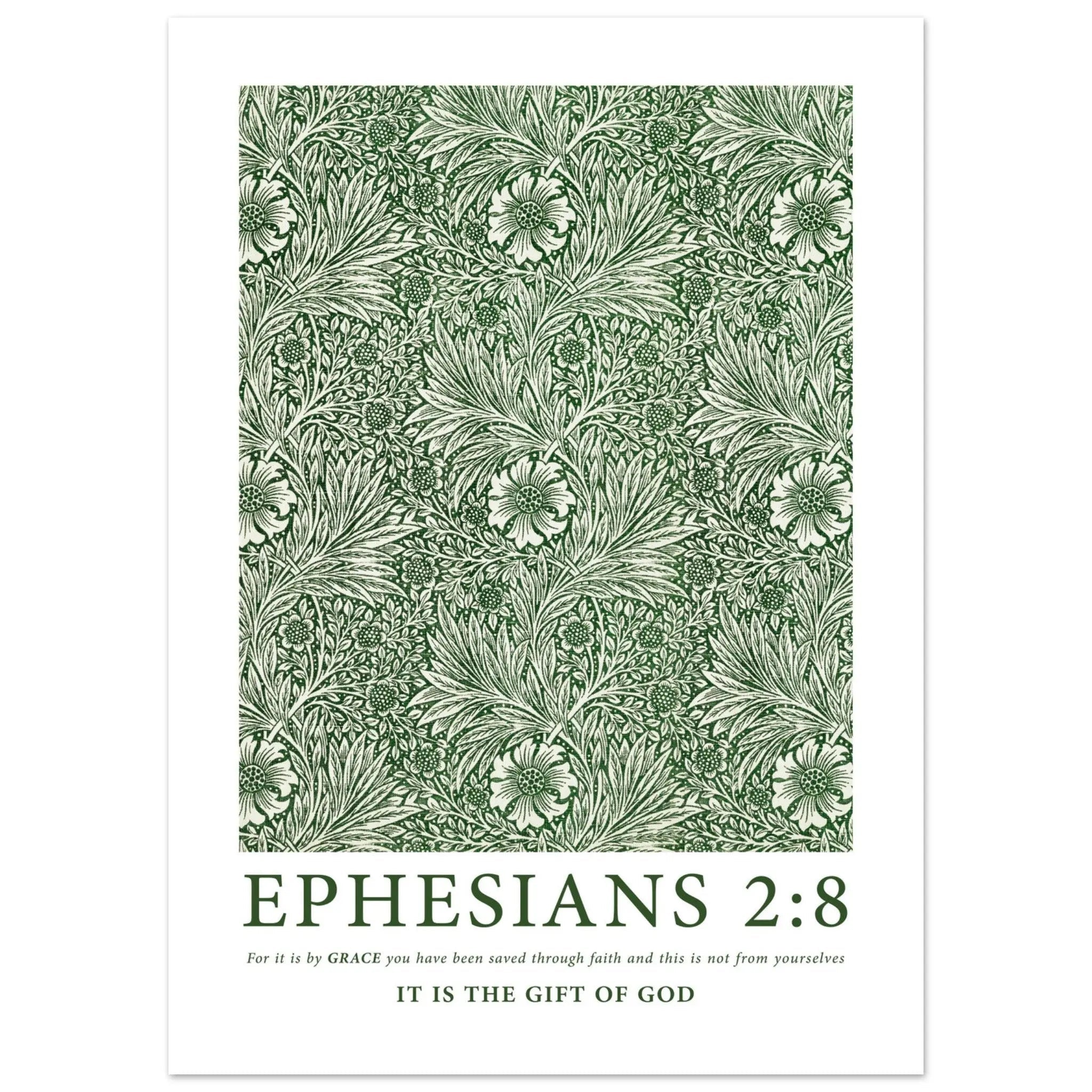 Ephesians 2:8 Print - The Christian Art Company