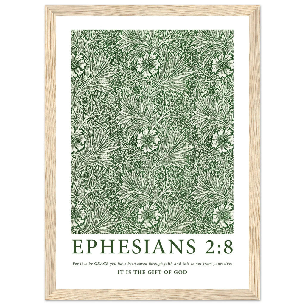 Ephesians 2:8 Print - The Christian Art Company