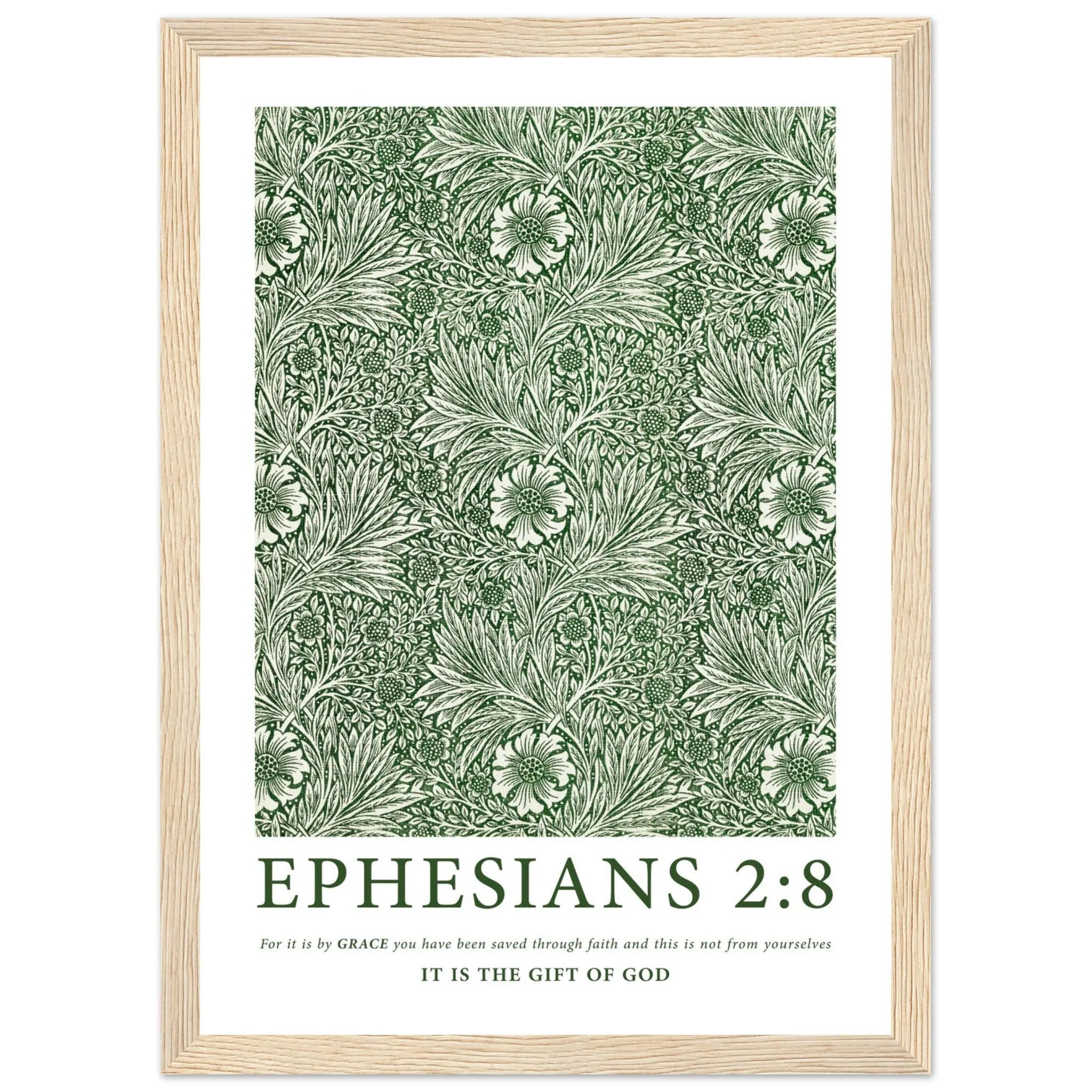 Ephesians 2:8 Print - The Christian Art Company