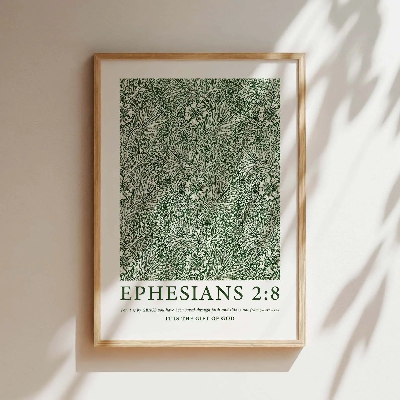Ephesians 2:8 Print - The Christian Art Company