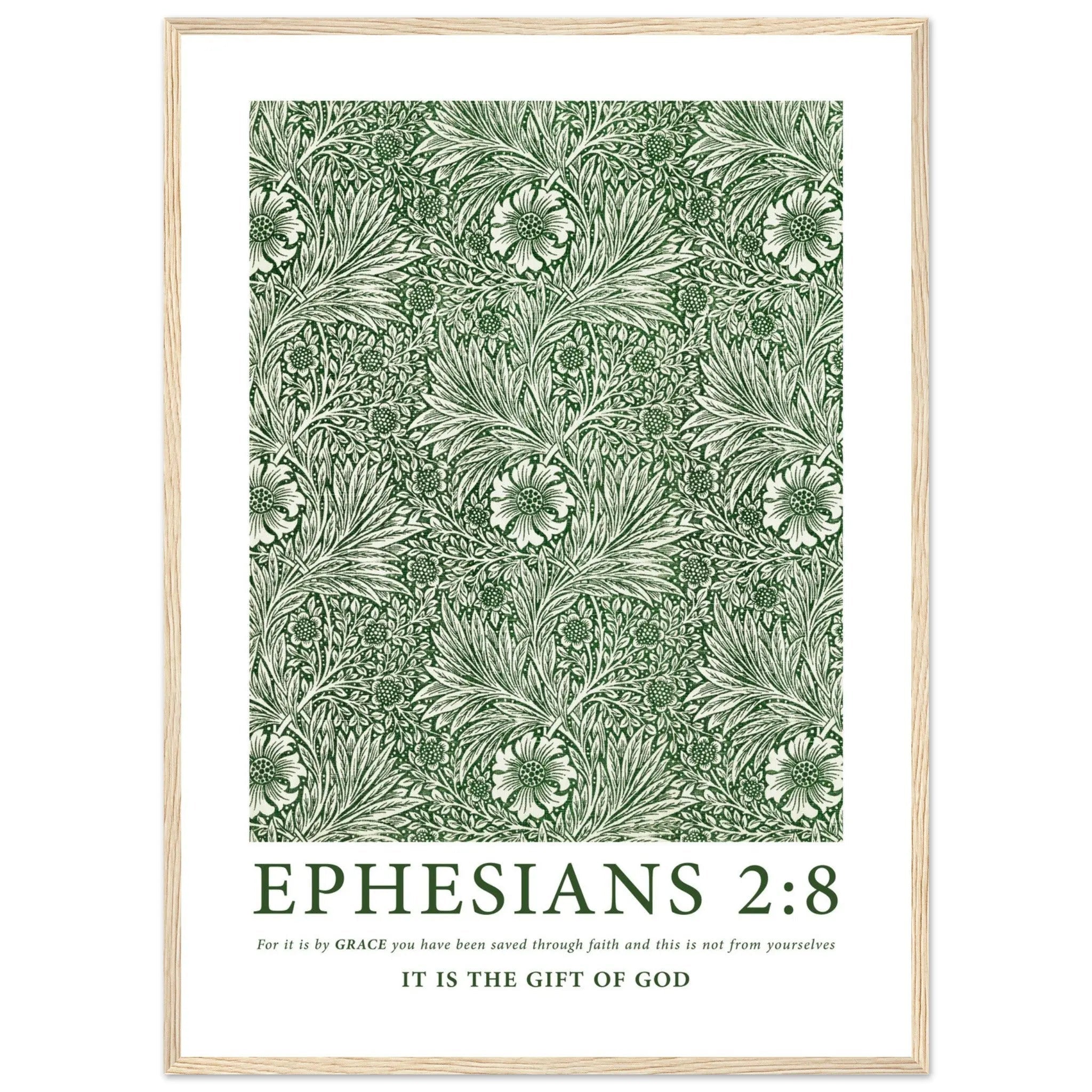 Ephesians 2:8 Print - The Christian Art Company