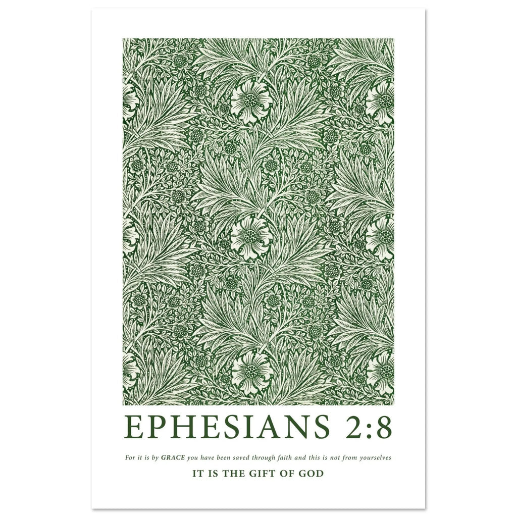 Ephesians 2:8 Print - The Christian Art Company