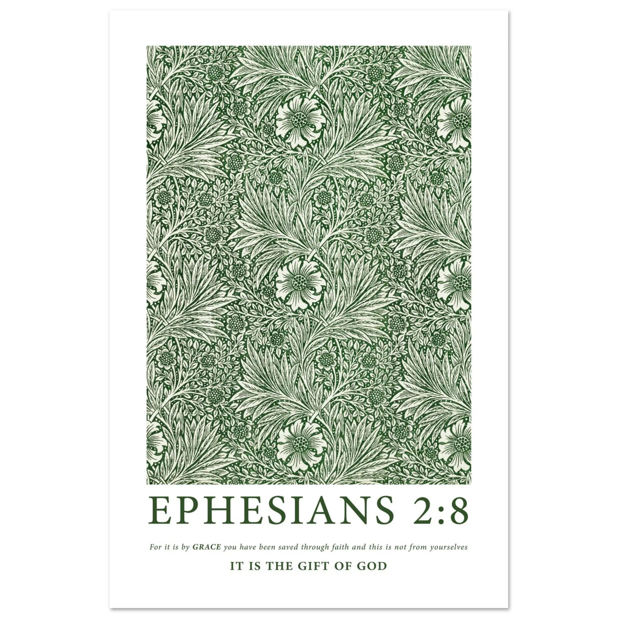 Ephesians 2:8 Print - The Christian Art Company