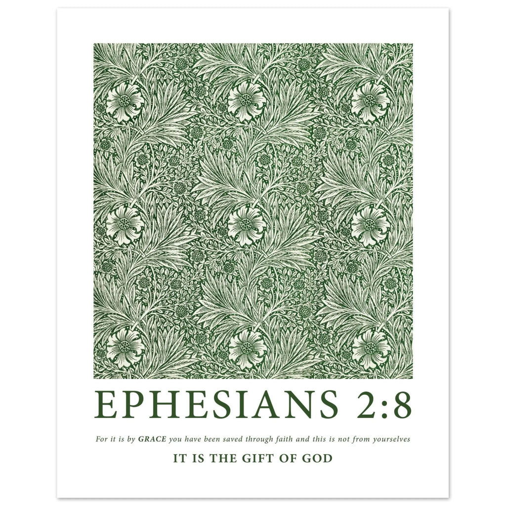 Ephesians 2:8 Print - The Christian Art Company