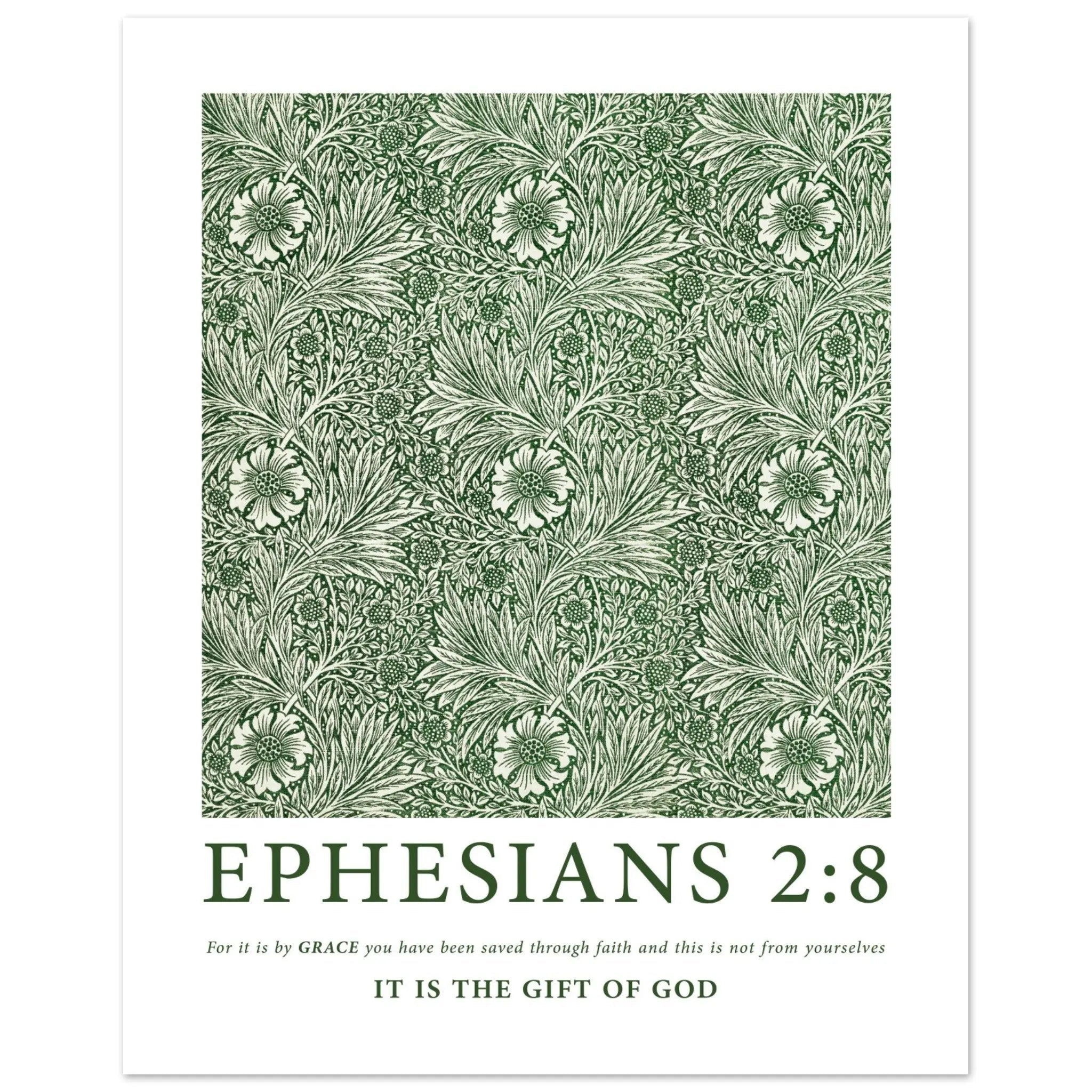 Ephesians 2:8 Print - The Christian Art Company