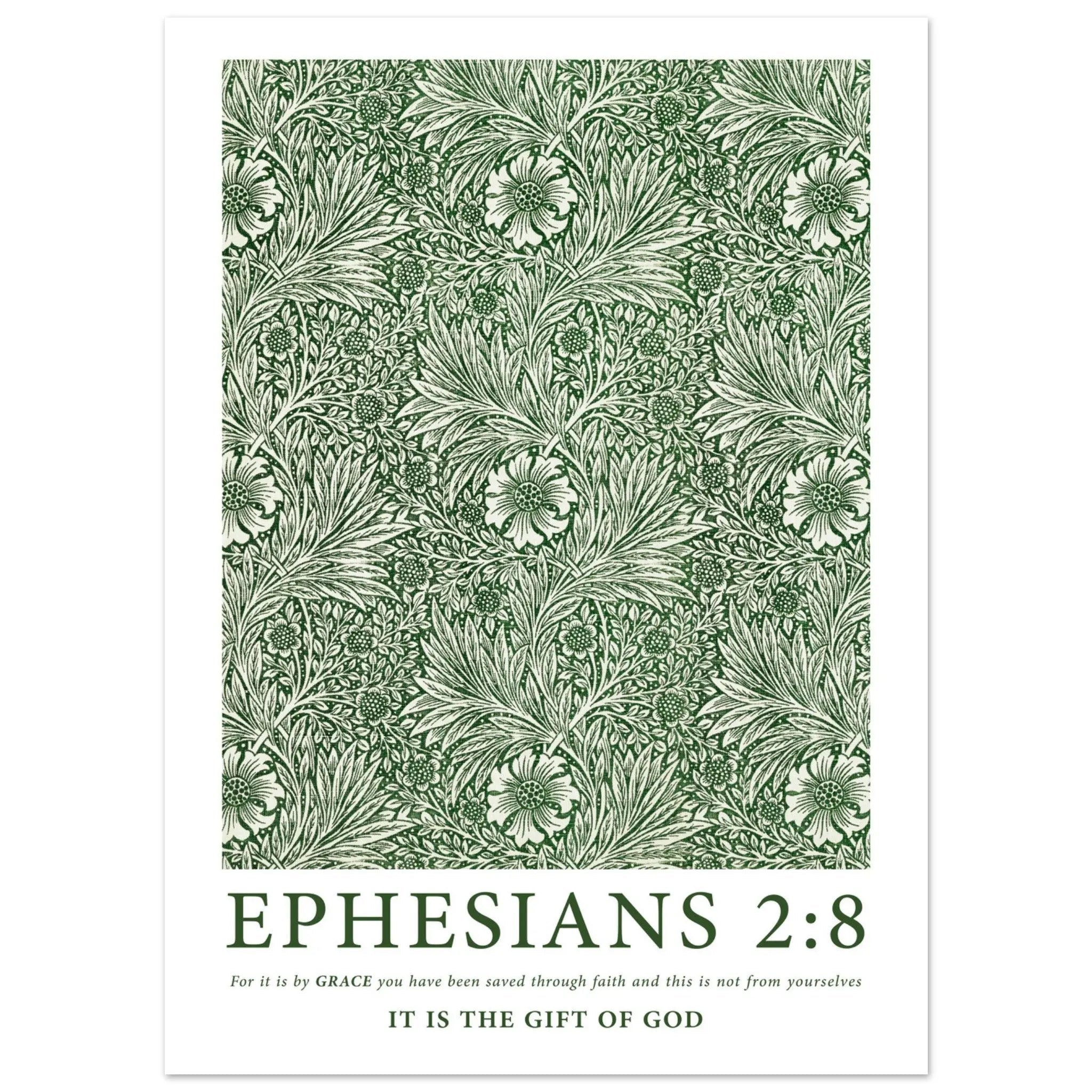 Ephesians 2:8 Print - The Christian Art Company
