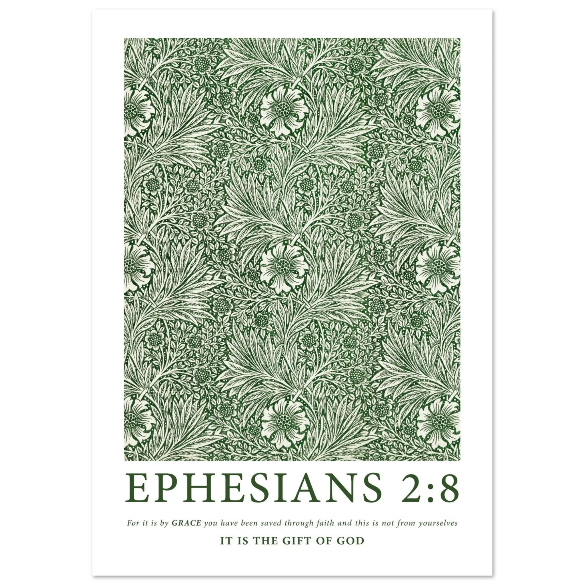Ephesians 2:8 Print - The Christian Art Company