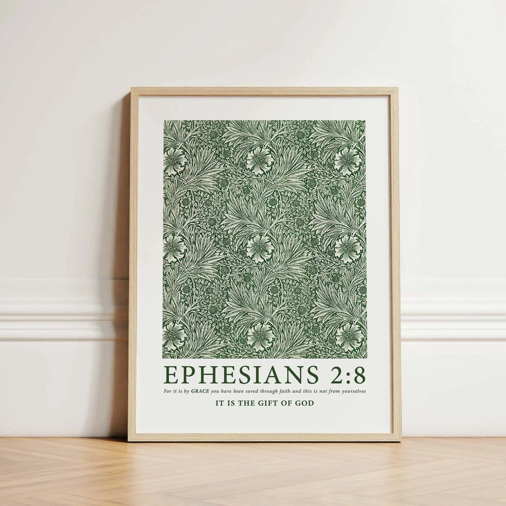 Ephesians 2:8 Print - The Christian Art Company