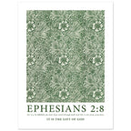 Ephesians 2:8 Print - The Christian Art Company