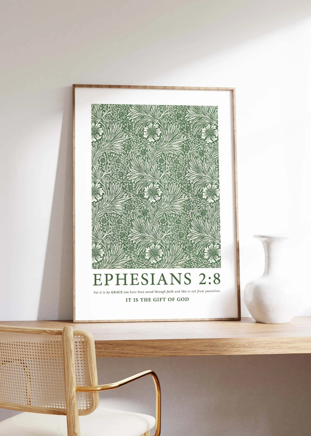 Ephesians 2:8 Print - The Christian Art Company