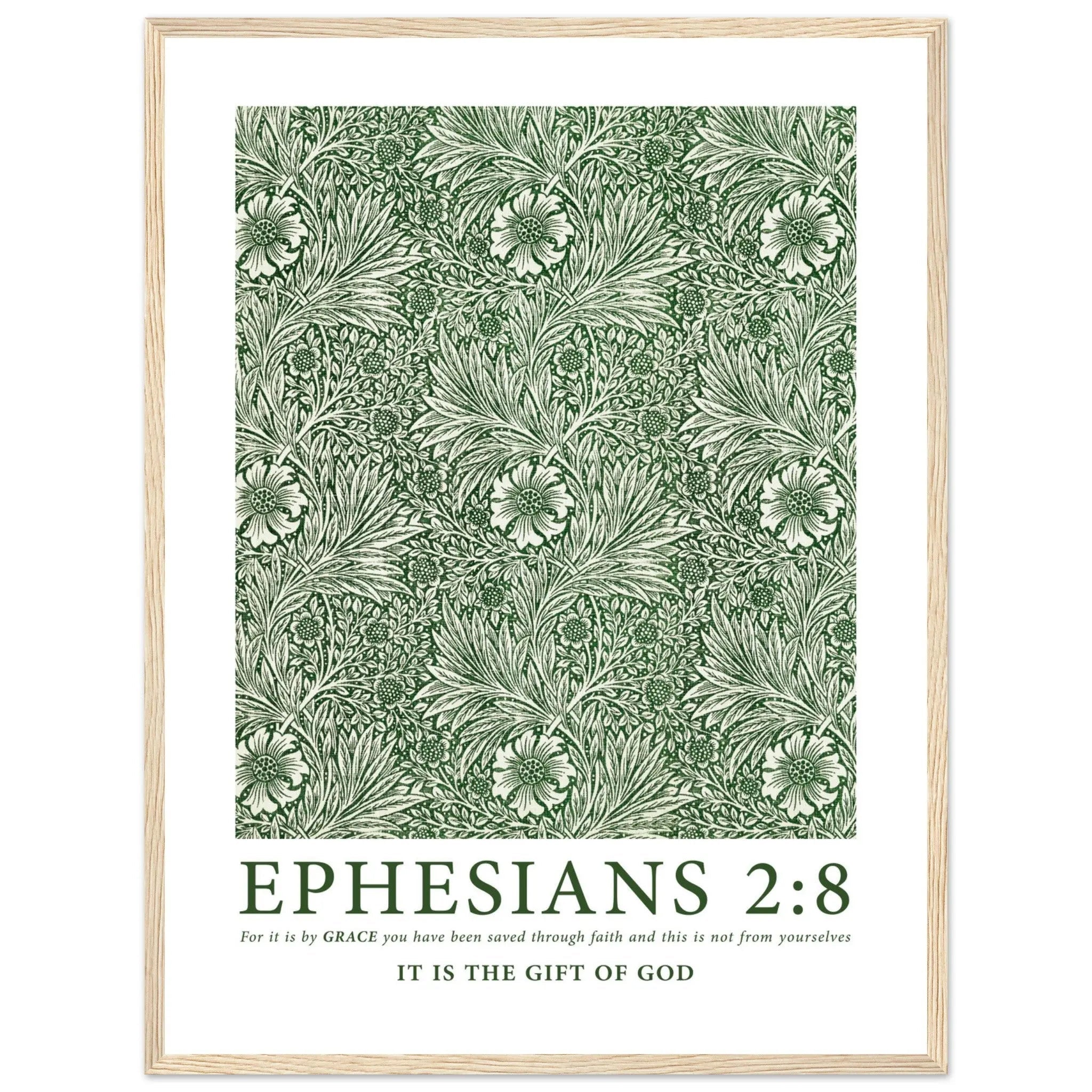 Ephesians 2:8 Print - The Christian Art Company