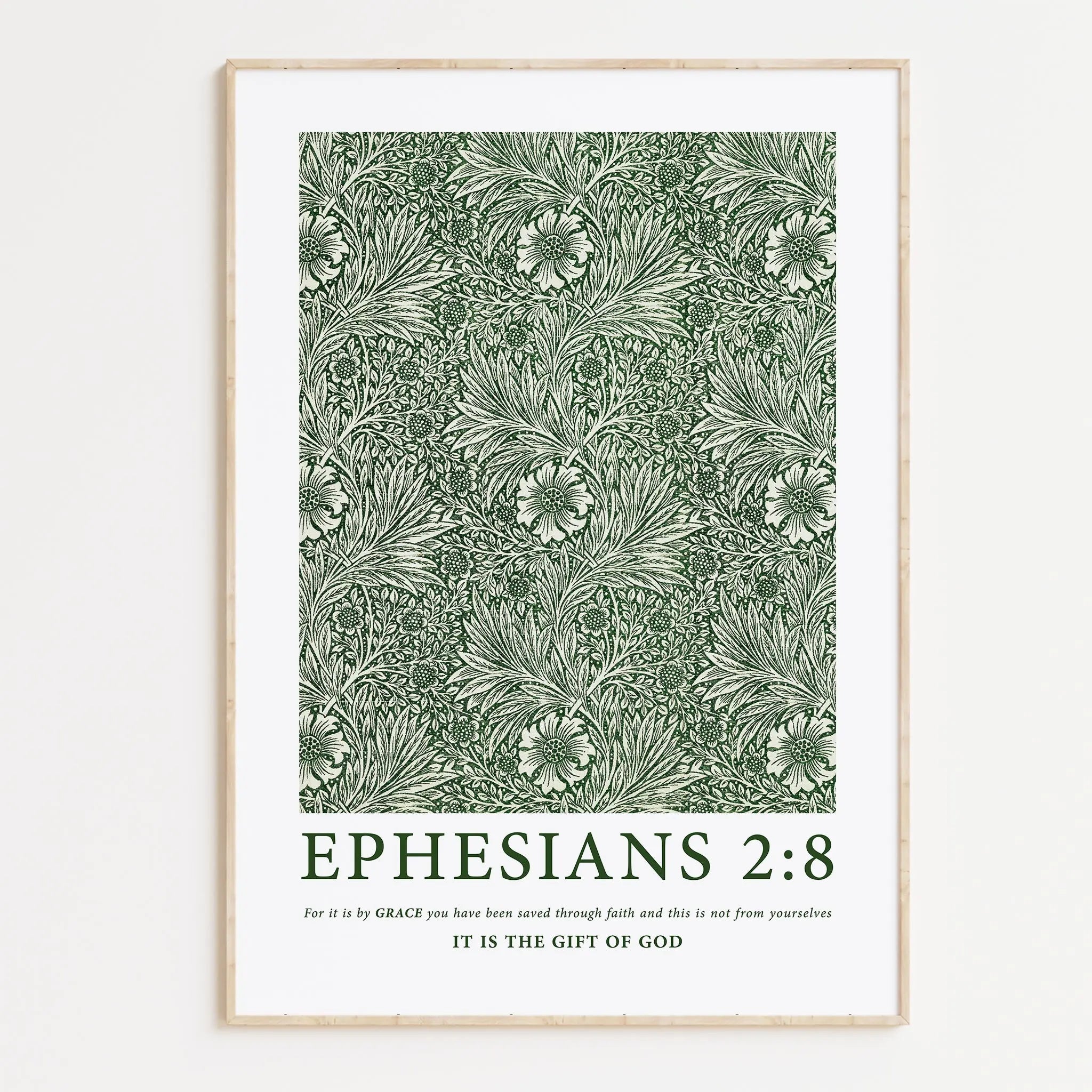Ephesians 2:8 Print - The Christian Art Company
