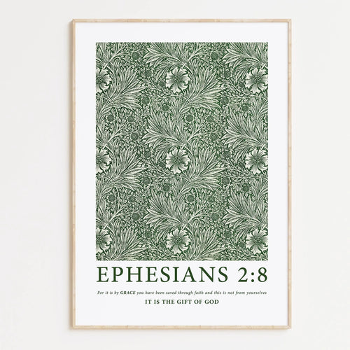 Ephesians 2:8 Print - The Christian Art Company