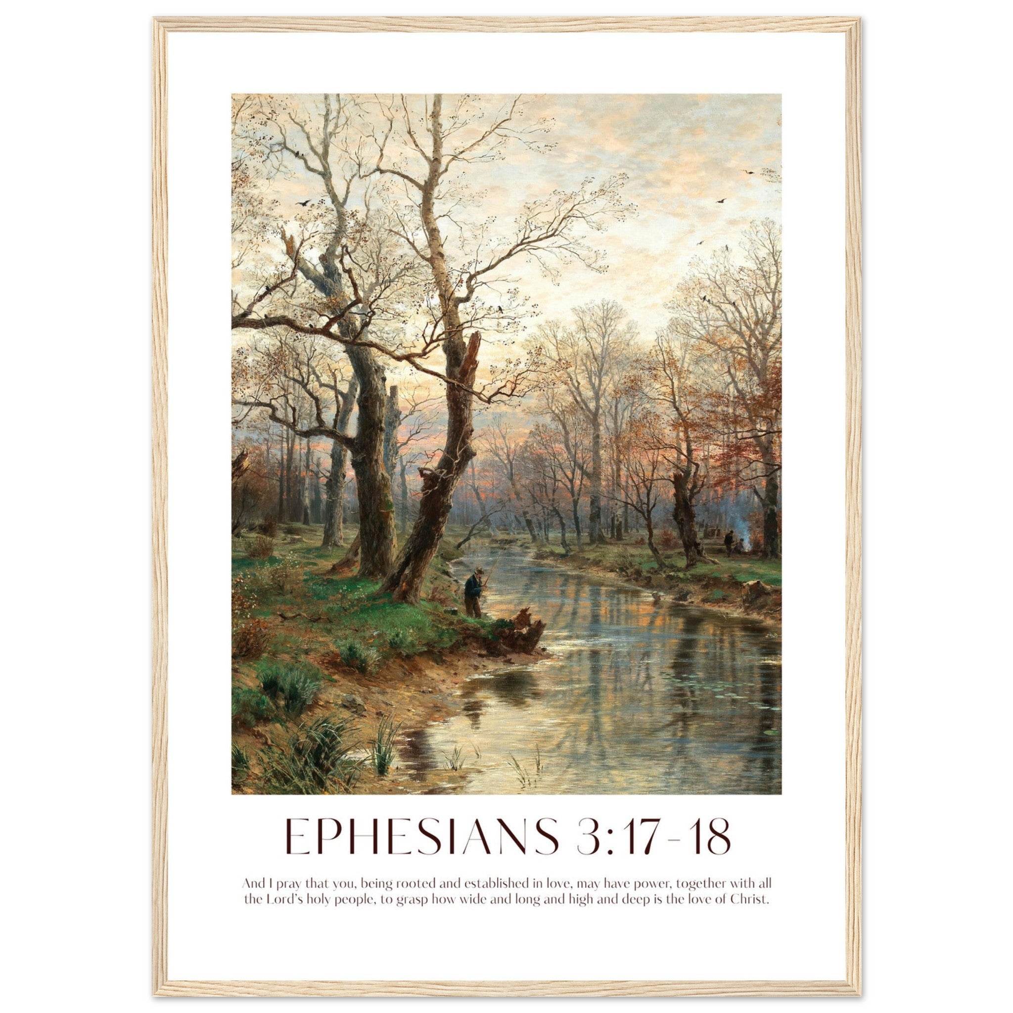 Ephesians 3:17-18 Print - The Christian Art Company