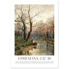 Ephesians 3:17-18 Print - The Christian Art Company