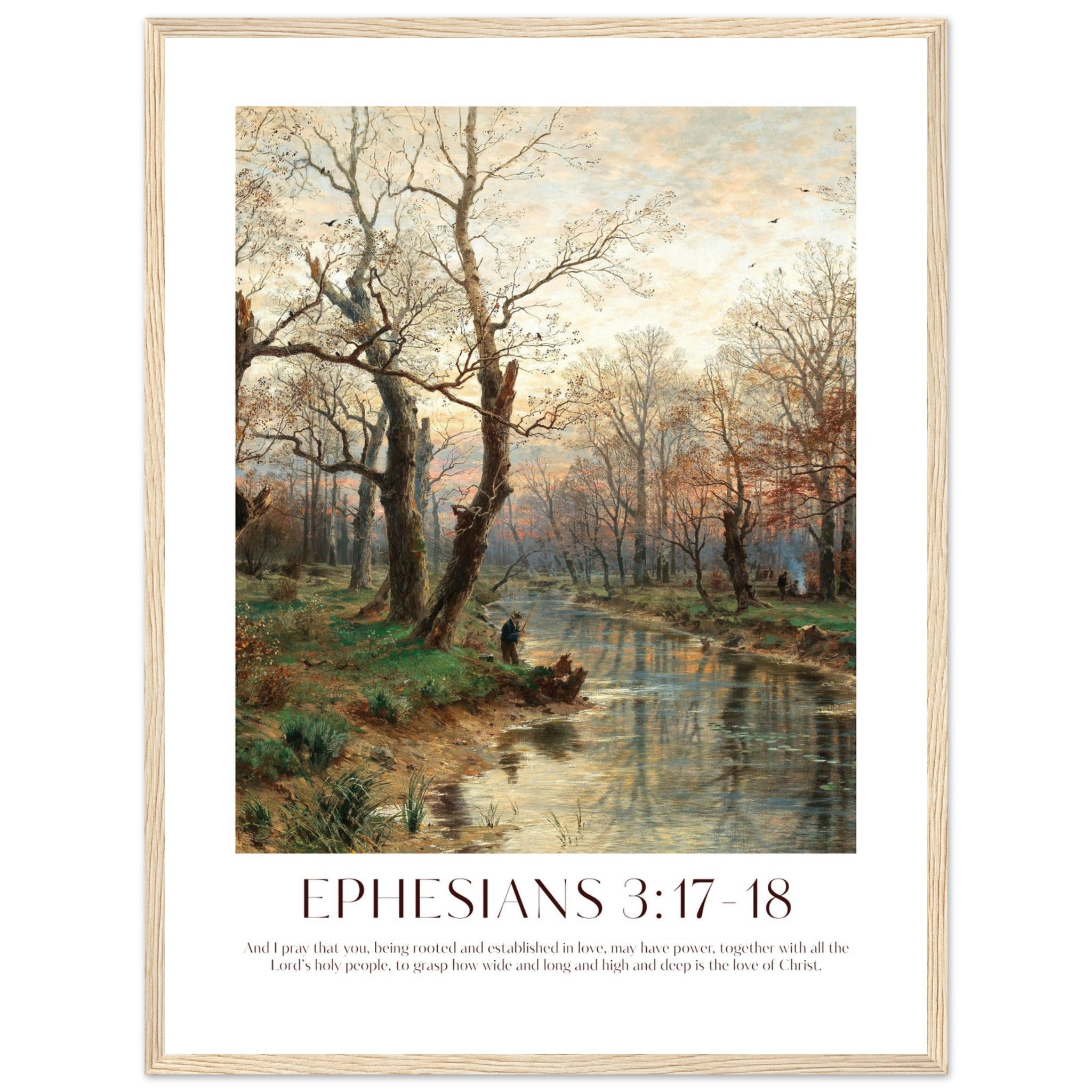 Ephesians 3:17-18 Print - The Christian Art Company