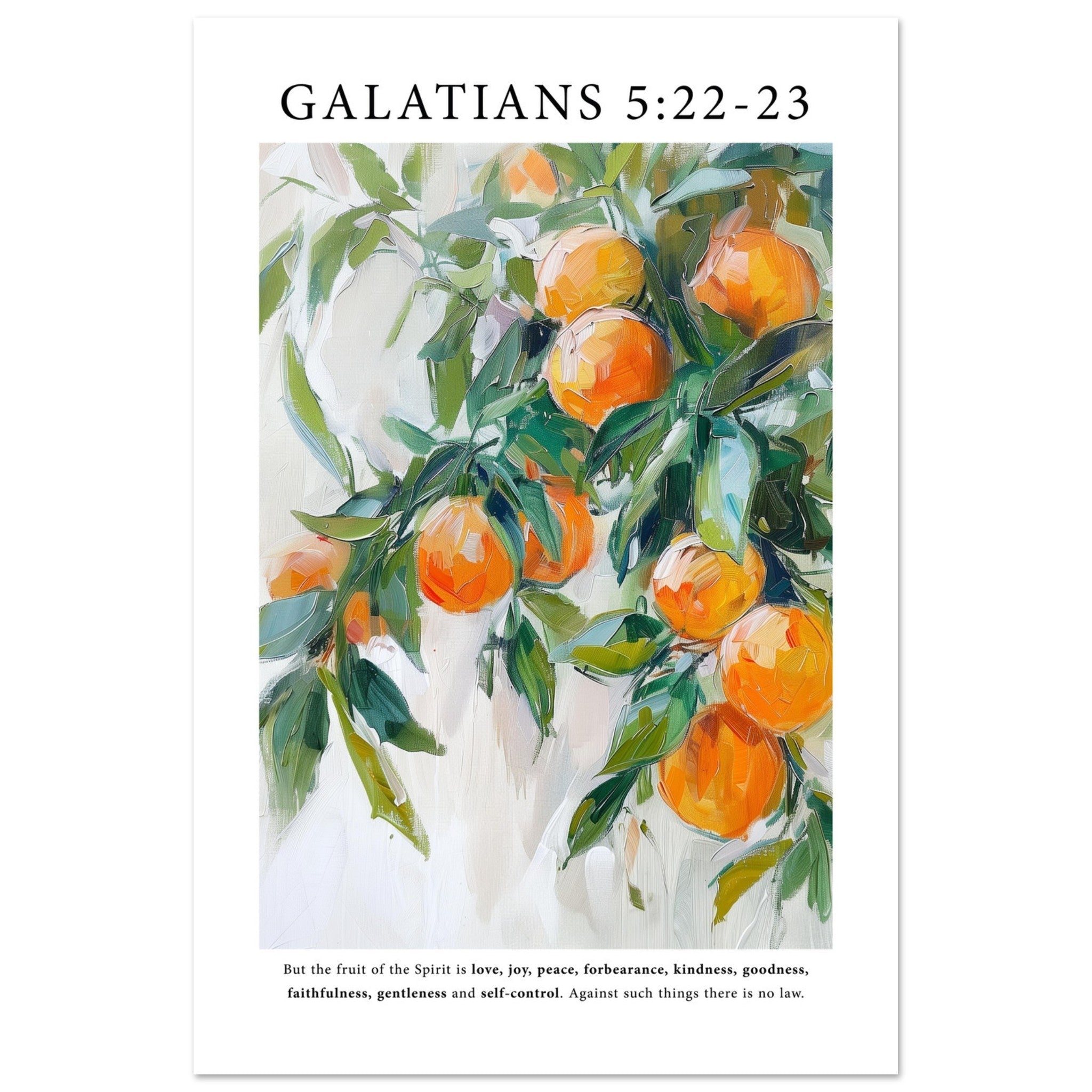 Galatians 5:22-23 Print - The Christian Art Company