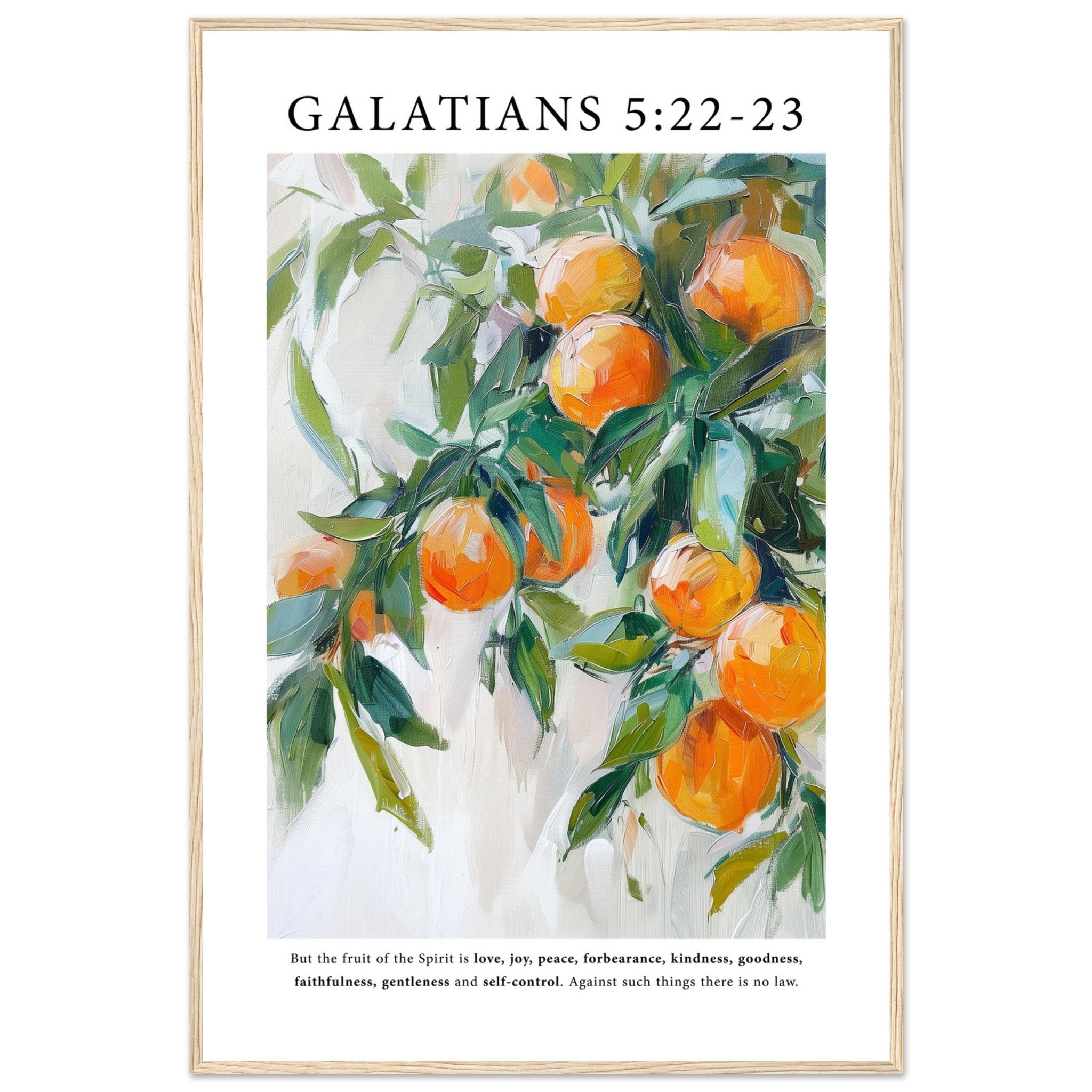 Galatians 5:22-23 Print - The Christian Art Company