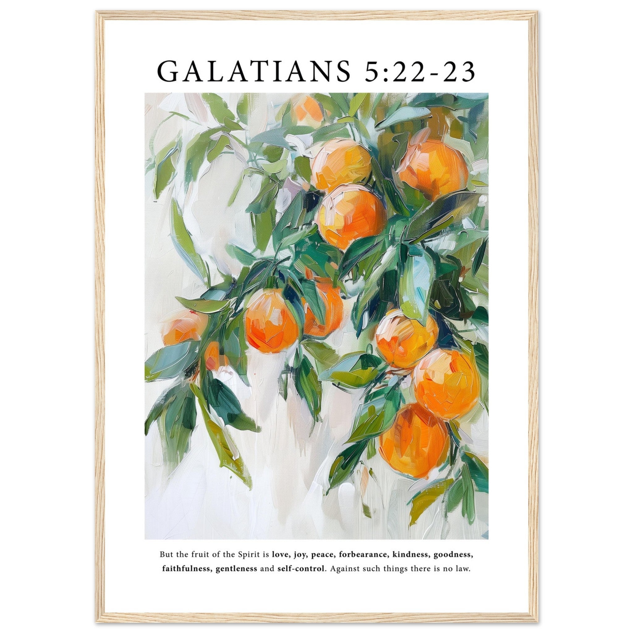 Galatians 5:22-23 Print - The Christian Art Company