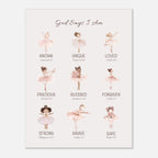 'God Says' Print | Ballerinas - The Christian Art Company