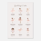 'God Says' Print | Ballerinas - The Christian Art Company
