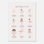 'God Says' Print | Ballerinas - The Christian Art Company