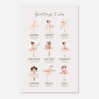 'God Says' Print | Ballerinas - The Christian Art Company