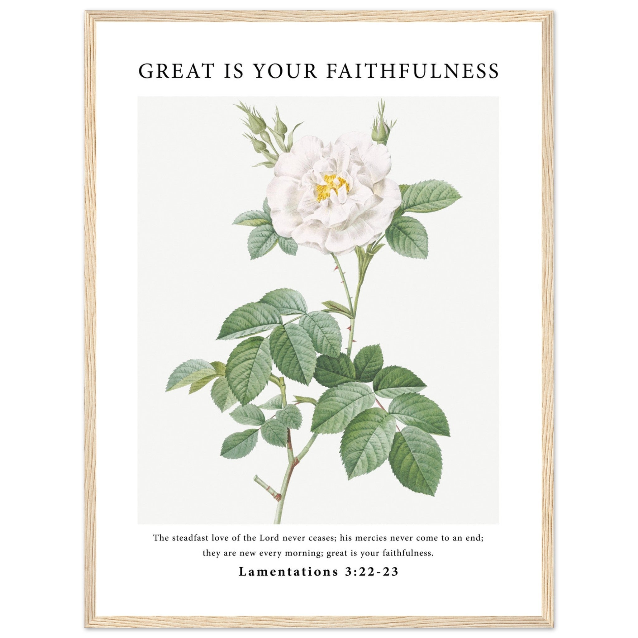 Great Is Your Faithfulness Print - The Christian Art Company