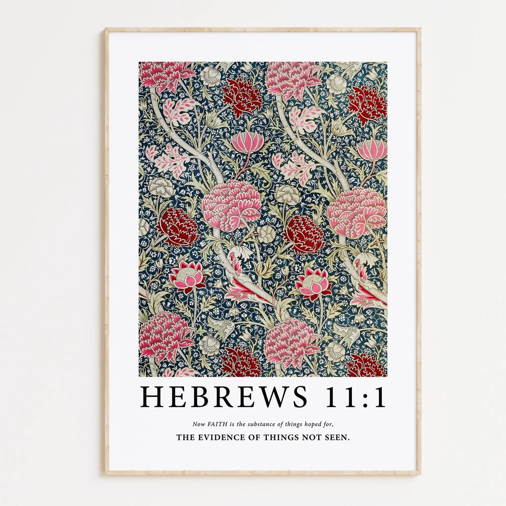 Hebrews 11:1 Print - The Christian Art Company