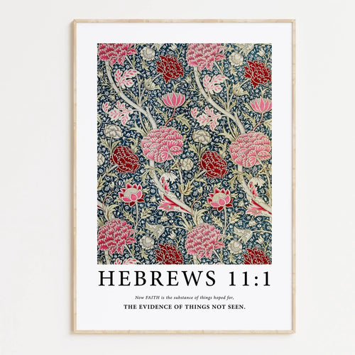 Hebrews 11:1 Print - The Christian Art Company