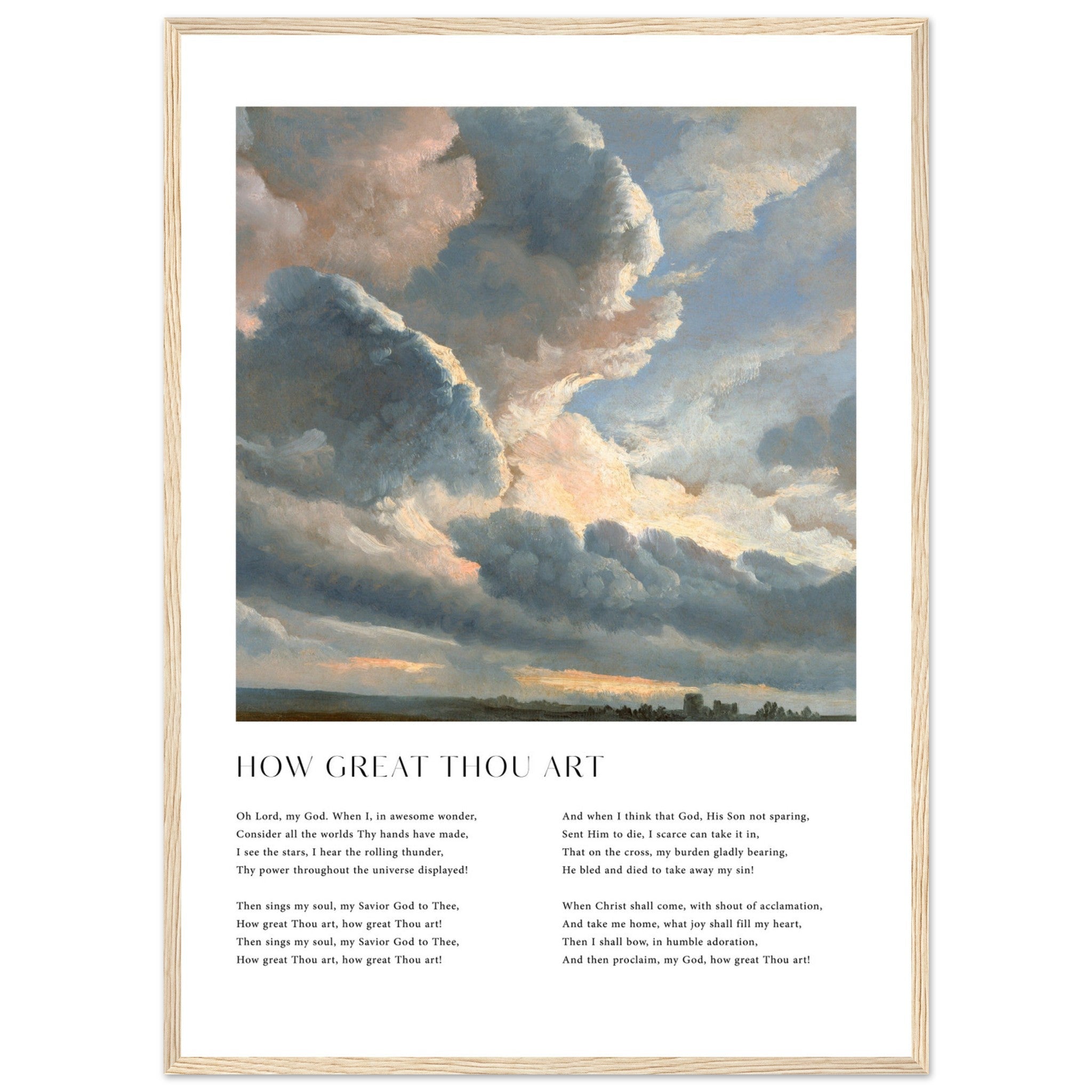 How Great Thou Art Print - The Christian Art Company
