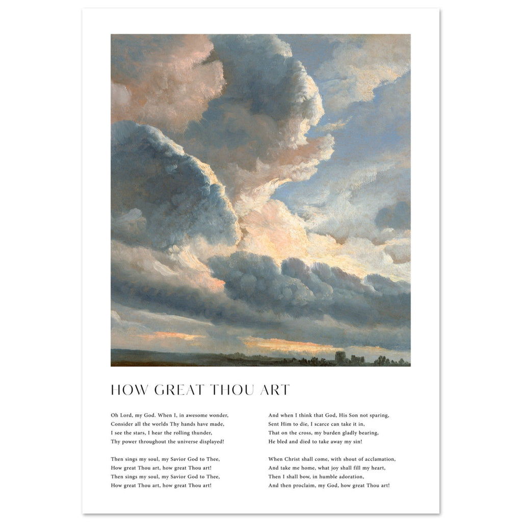 How Great Thou Art Print - The Christian Art Company