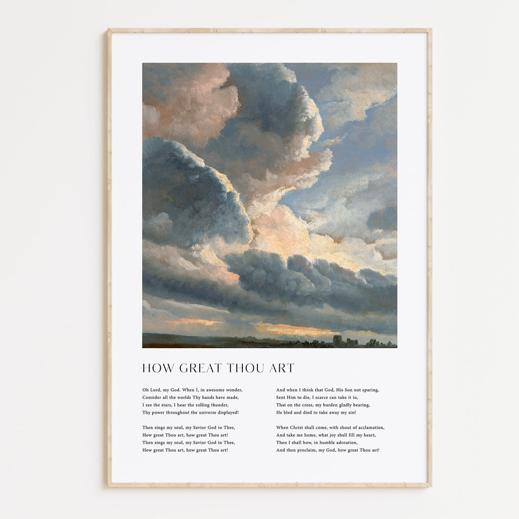 How Great Thou Art Print - The Christian Art Company