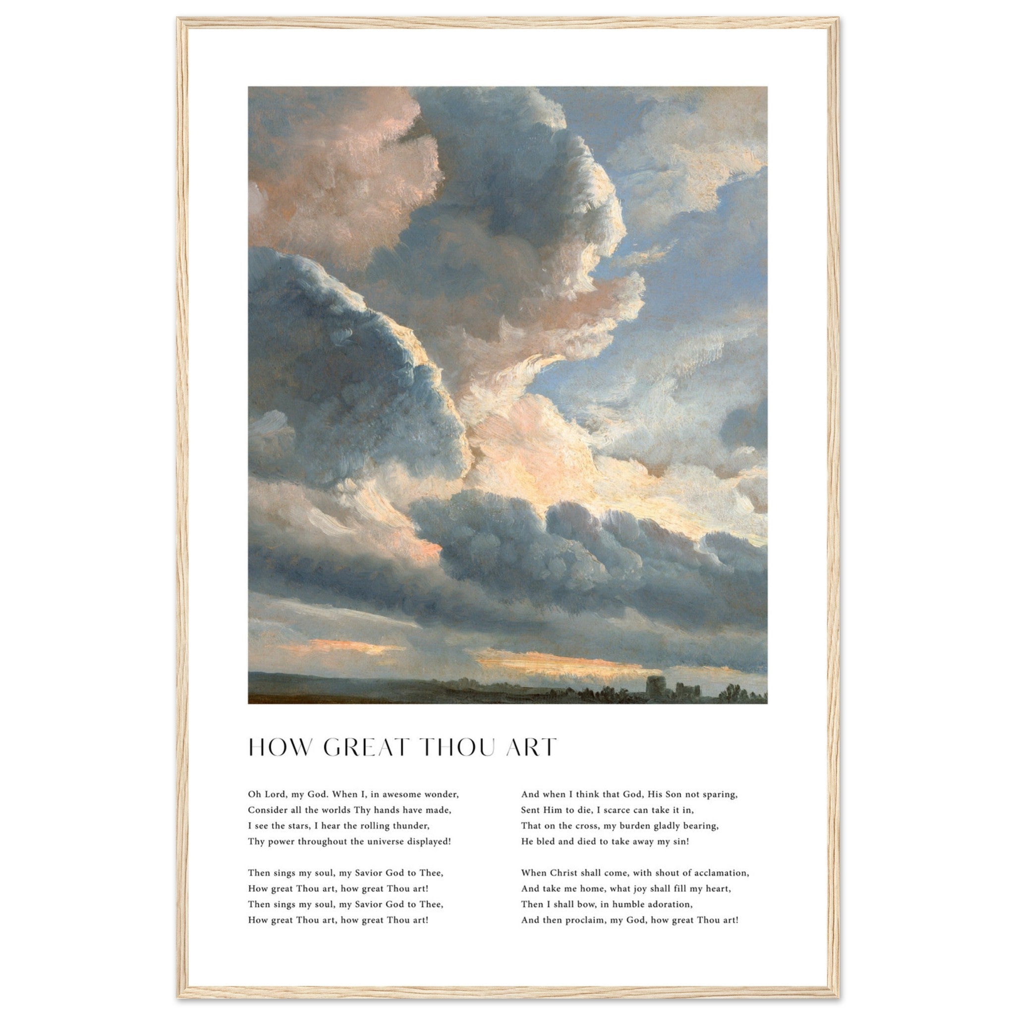 How Great Thou Art Print - The Christian Art Company