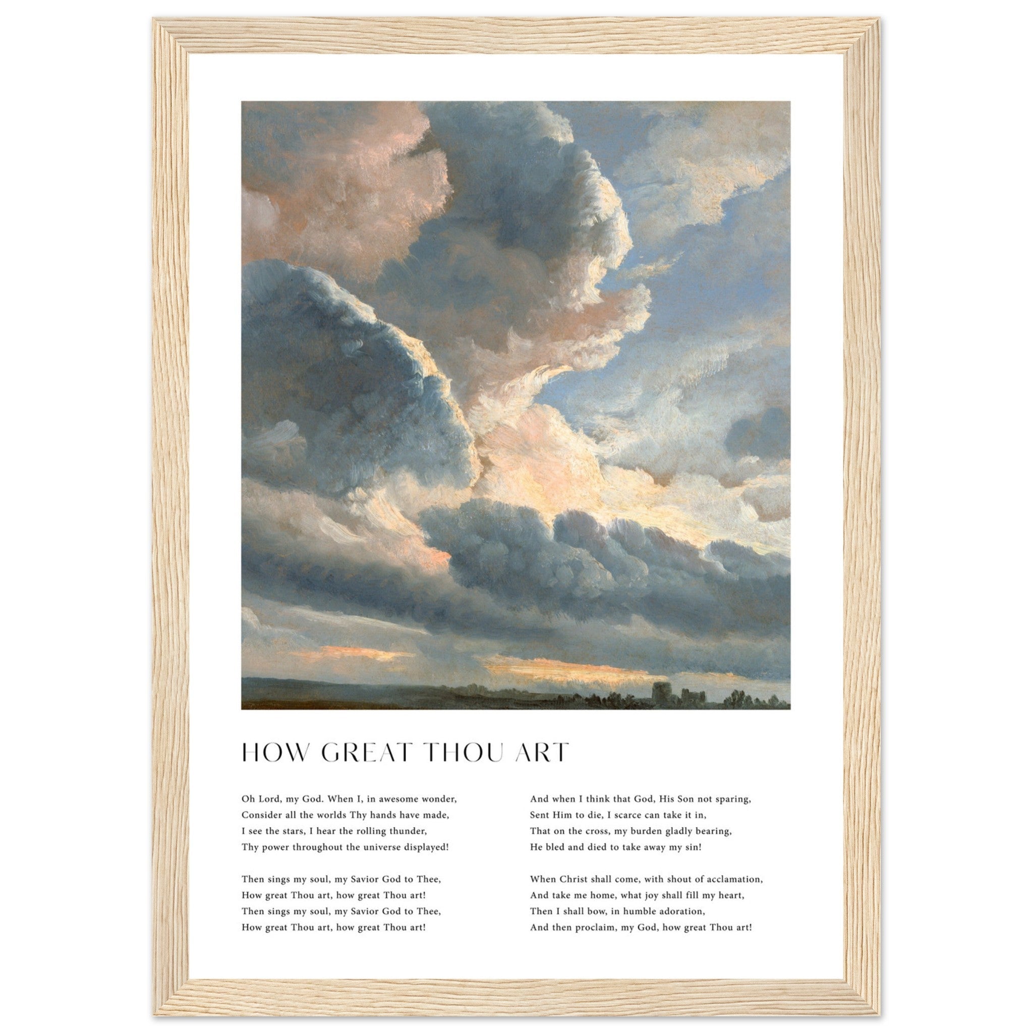 How Great Thou Art Print - The Christian Art Company