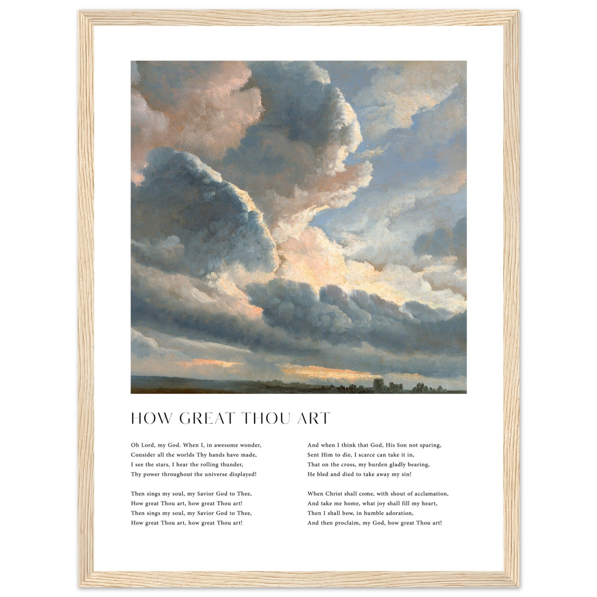 How Great Thou Art Print - The Christian Art Company