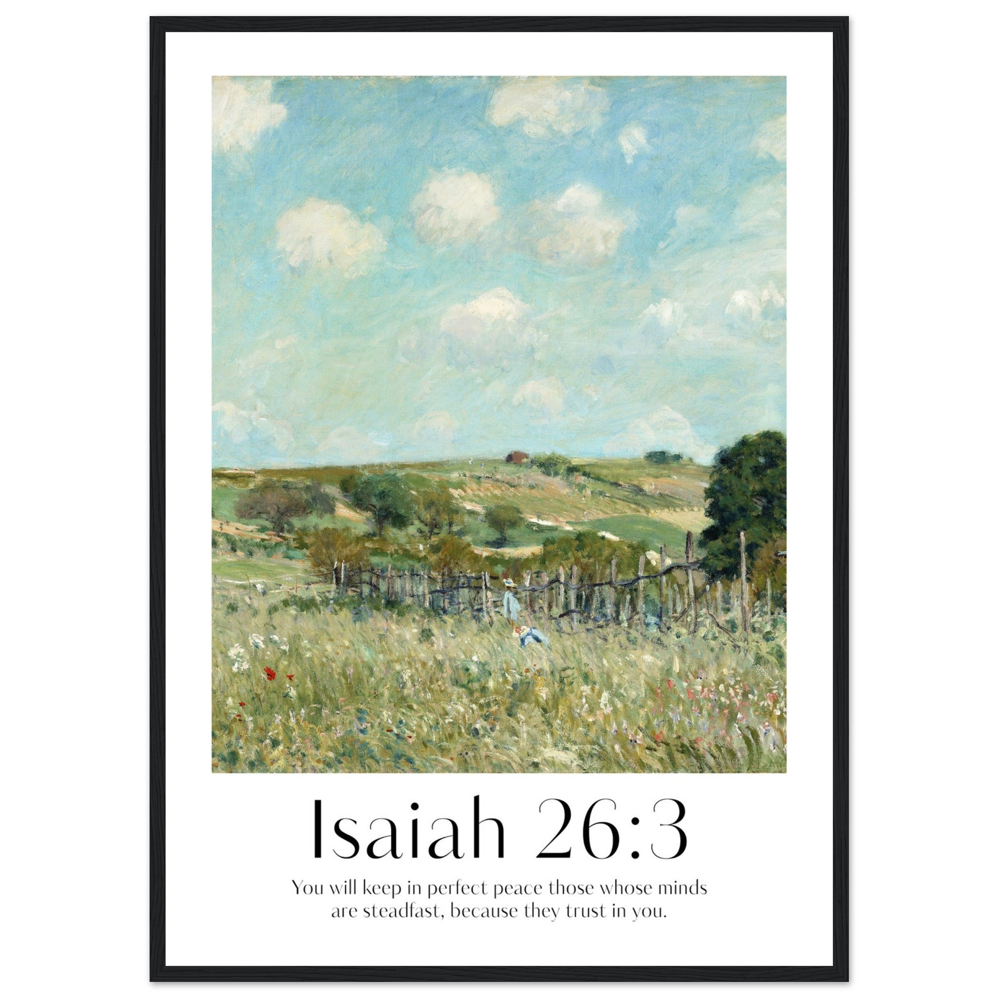 Isaiah 26:3 Print - The Christian Art Company